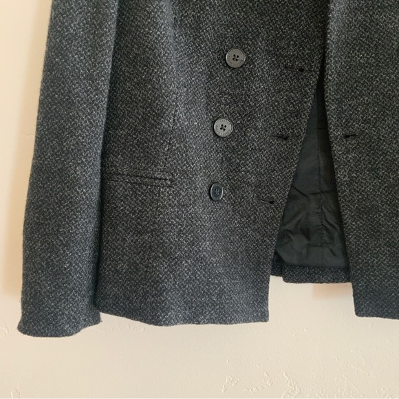 Lauren Ralph Lauren Vintage Double Breasted Tweed Wool Blend Blazer Size 8 - Picture 3 of 16